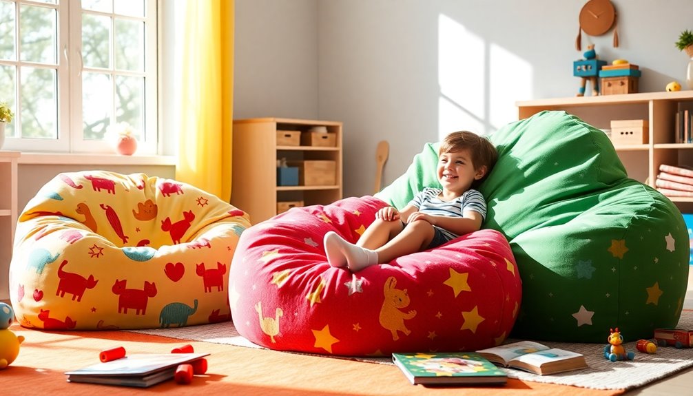 choosing kids bean bags
