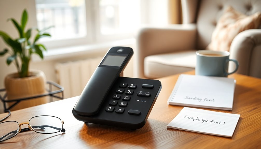 cordless phone features for seniors