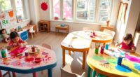 creative craft tables for kids
