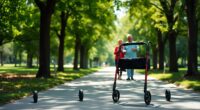 elderly walker safety options
