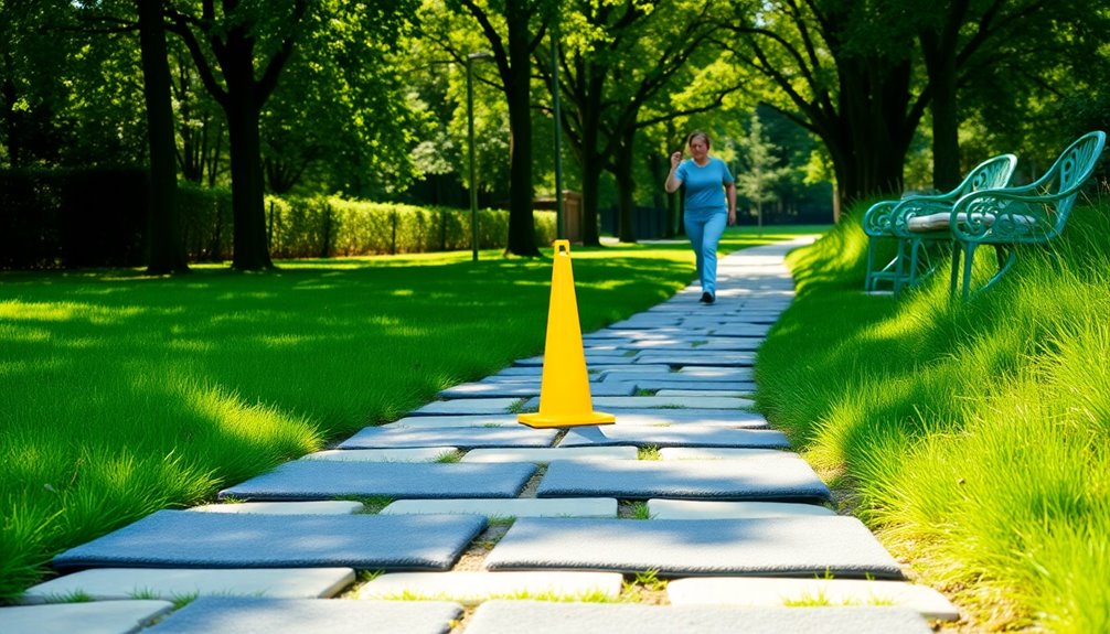 eliminate walking path hazards