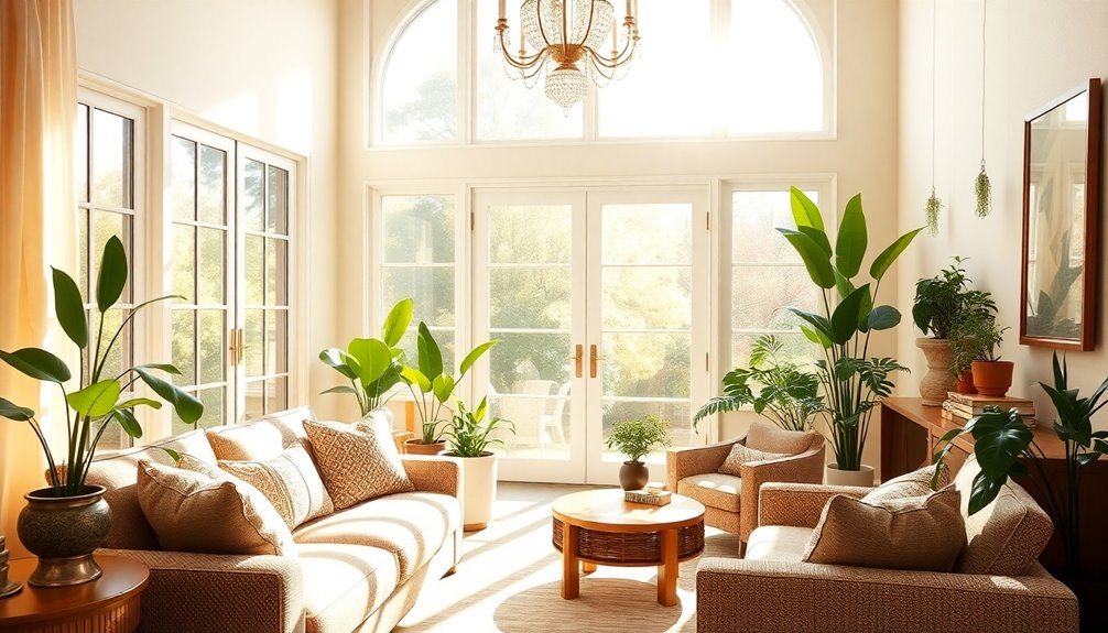 natural light enhances ambiance