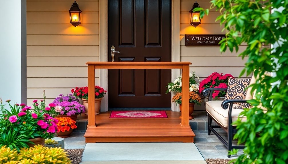 safe and stylish entrance