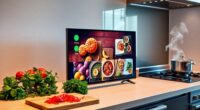 smart displays for cooking