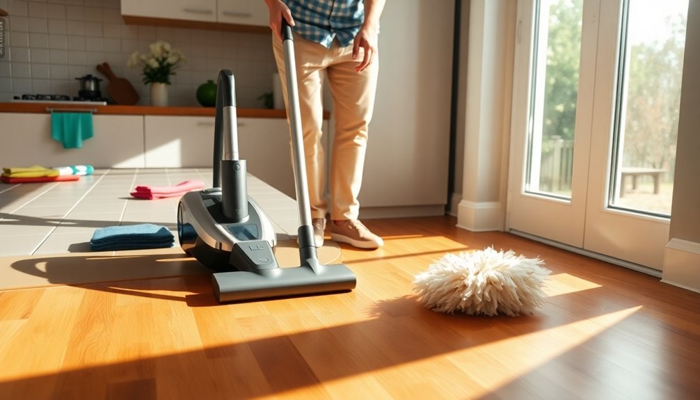 use specialized cleaning equipment