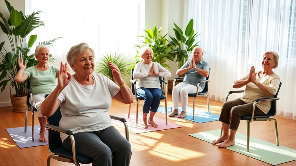 beginner friendly chair yoga poses