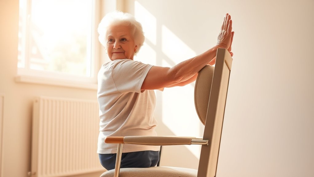 chair based strength training exercise