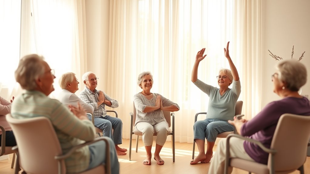 chair yoga enhances mobility
