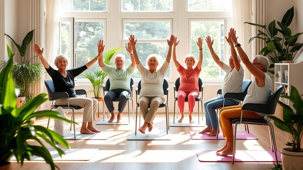 chair yoga for strength