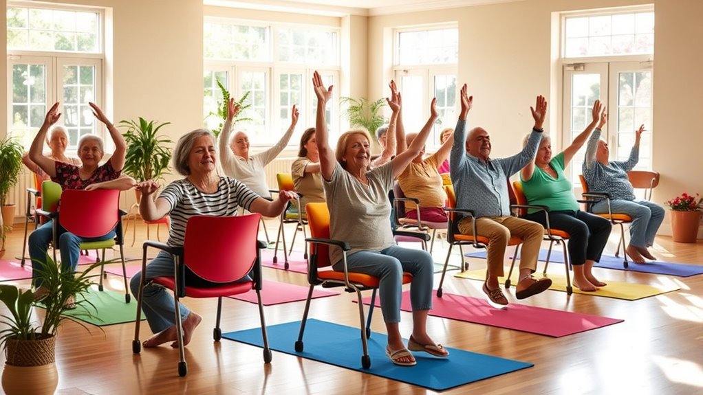 chair yoga improves senior health