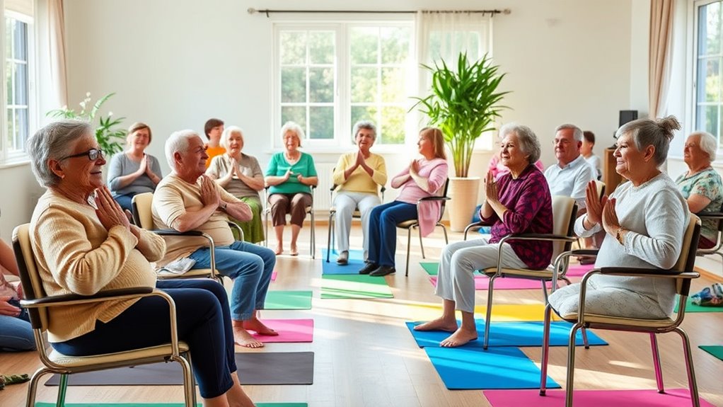 chair yoga support network
