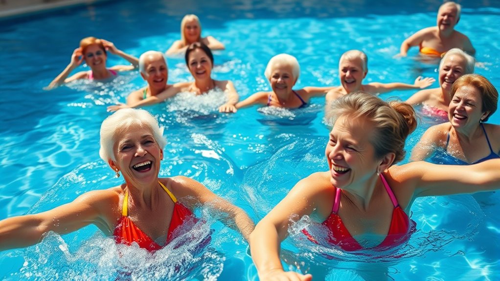 community support in aquatic fitness
