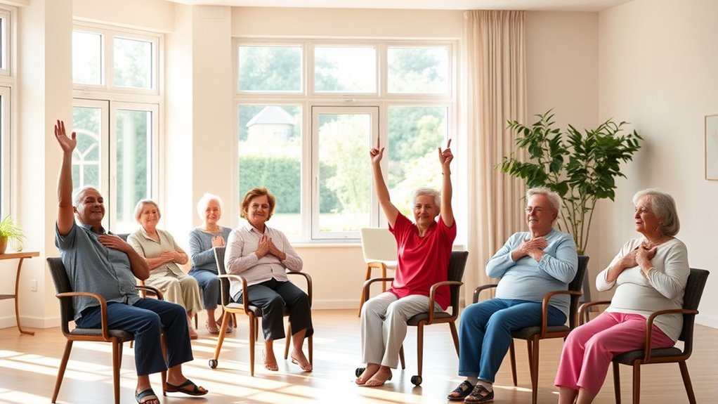 consistent chair yoga practice