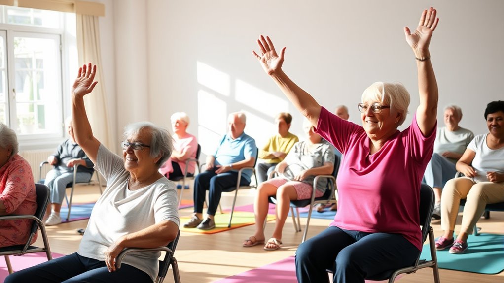 gentle seated exercises for seniors