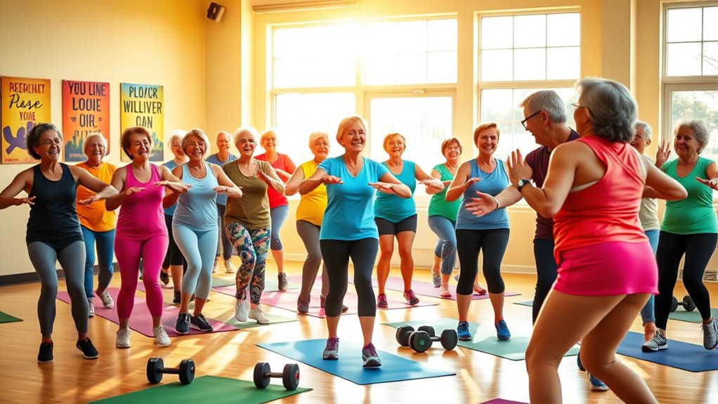 group fitness promotes health