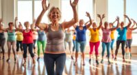 heart pumping senior aerobics classes