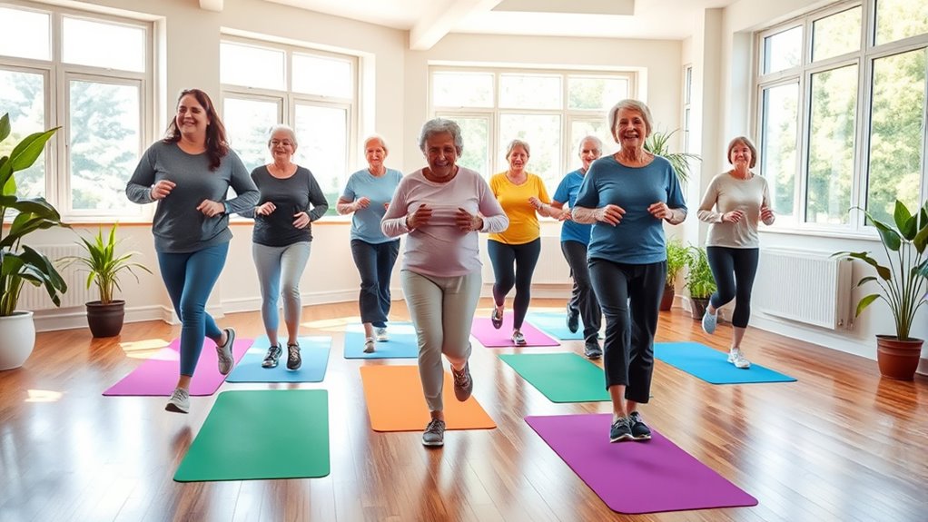 indoor walking promotes senior health