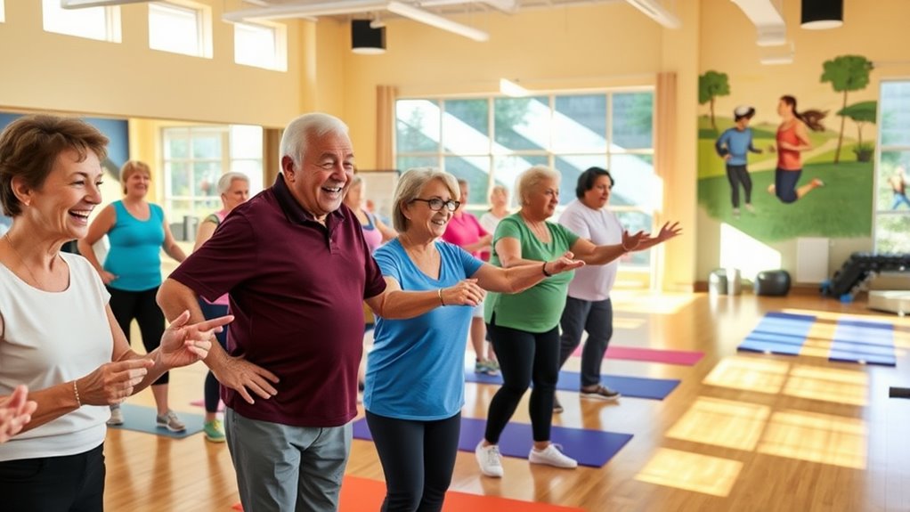 join supportive fitness group
