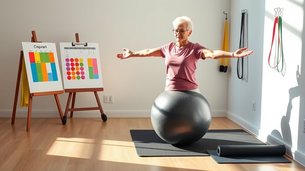 monitoring balance training progress