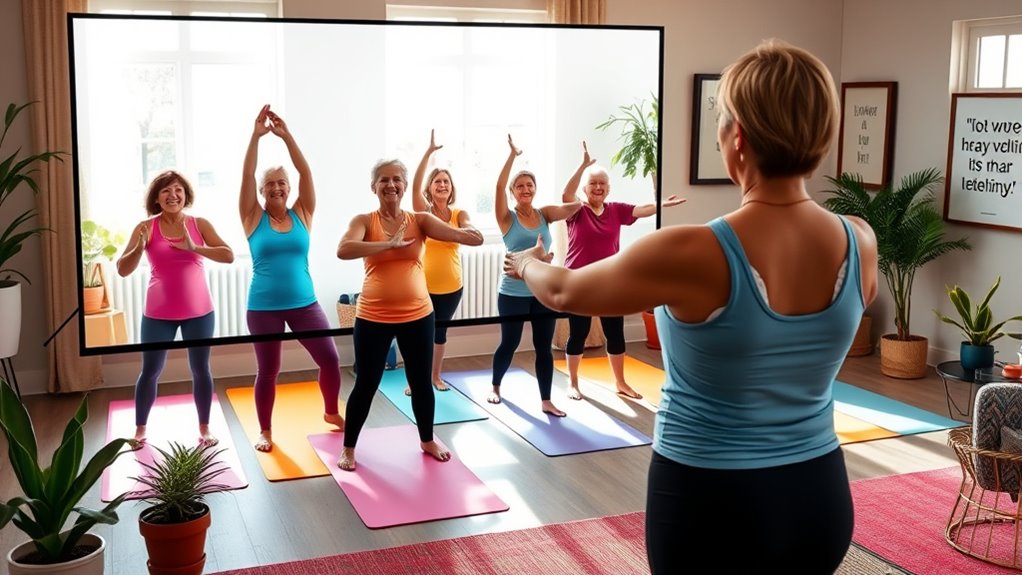 online exercise options for seniors