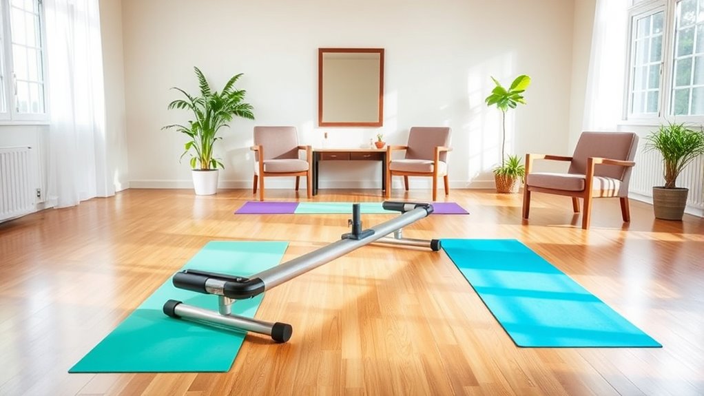 safe exercise environment setup