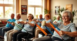 seated muscle building exercises