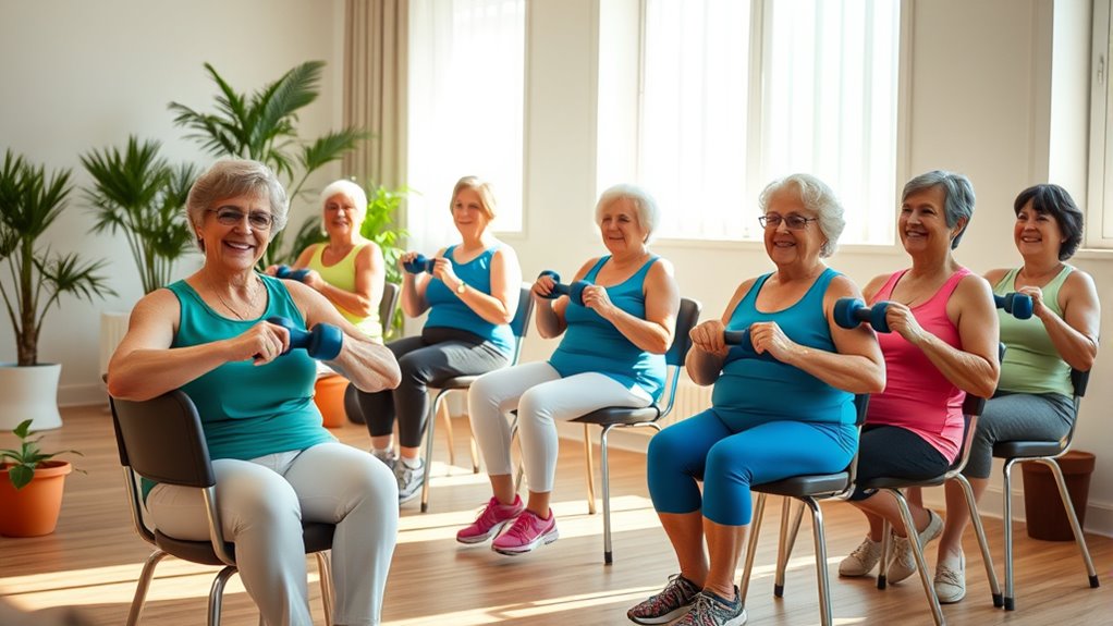 seated workouts enhance senior fitness