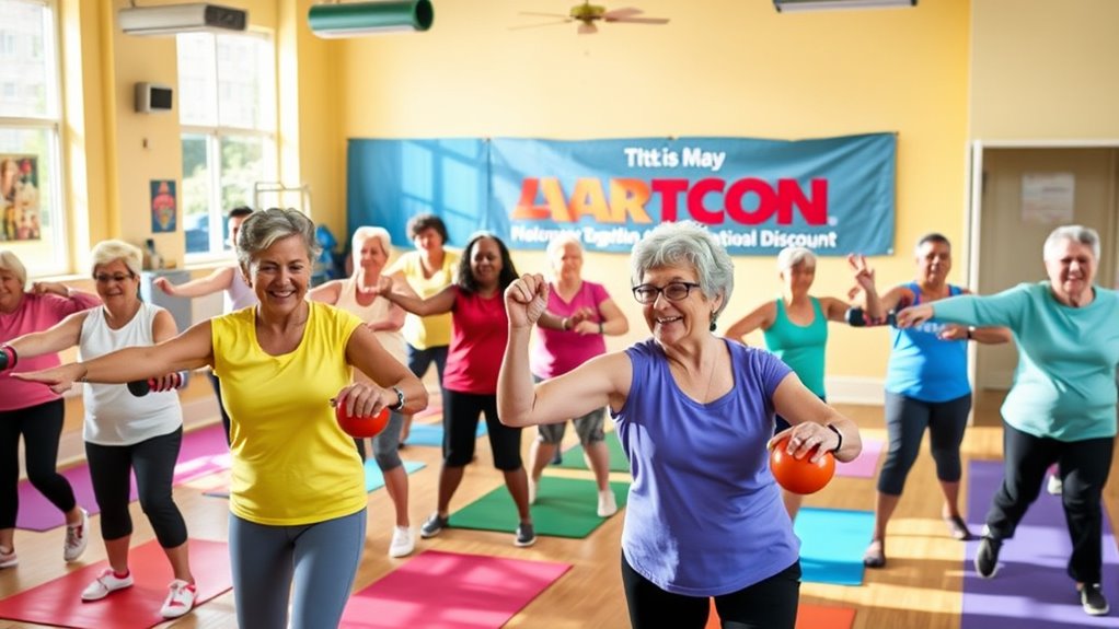 senior fitness community events