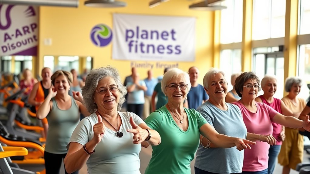 senior fitness discount available