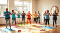 senior fitness routine simplified