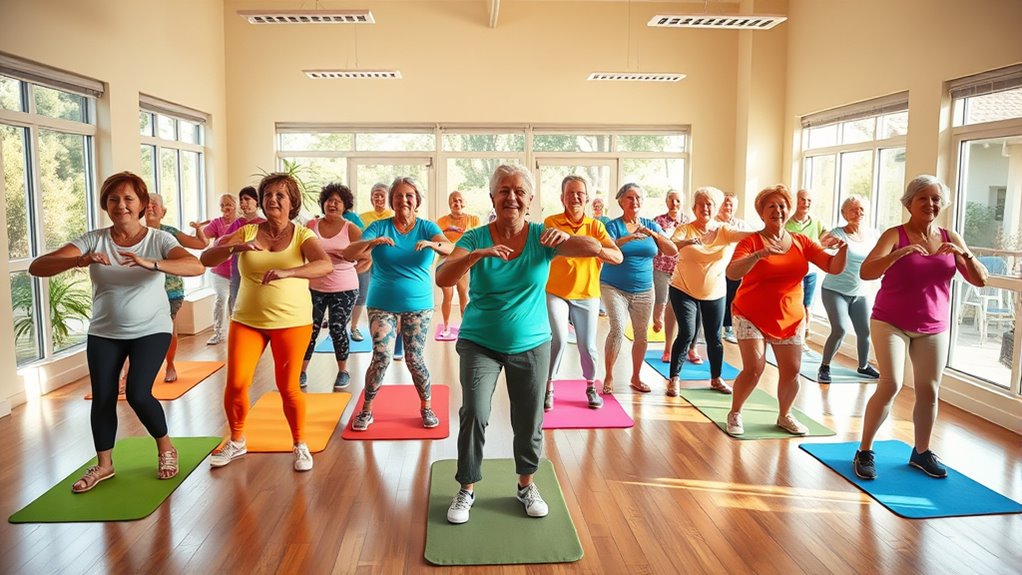 senior friendly aerobics classes