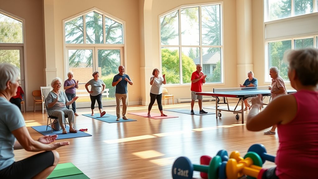 senior friendly fitness facilities