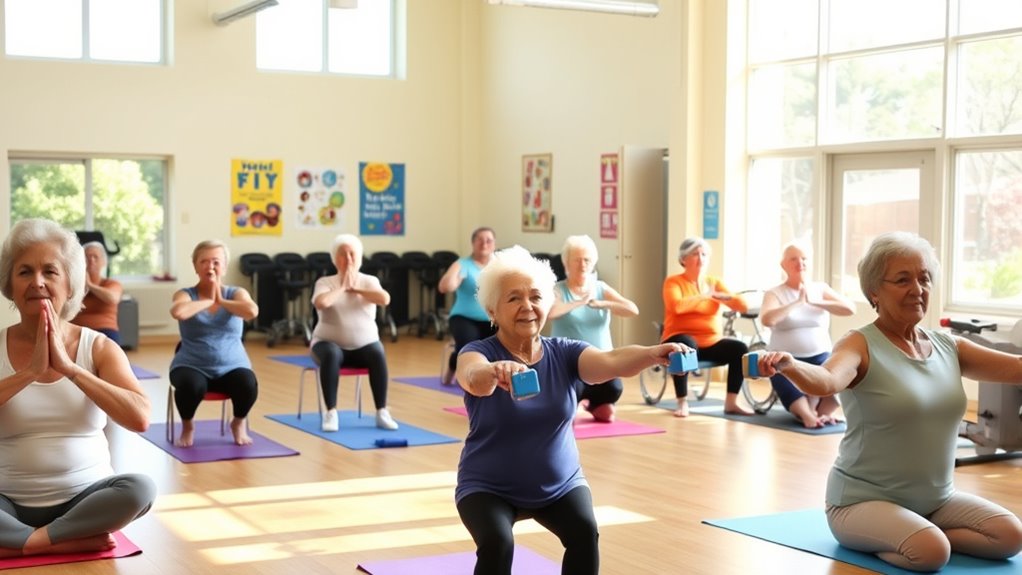 senior friendly gym selection