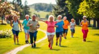 senior mobility walking exercises