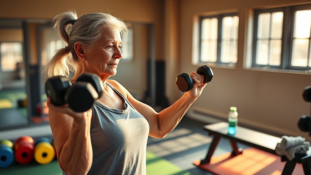 seniors start weight training