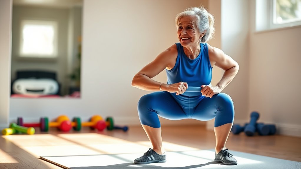 shallow squats build leg strength