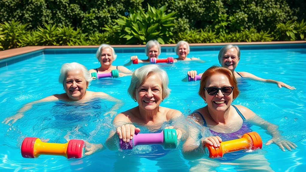 water exercise improves mobility