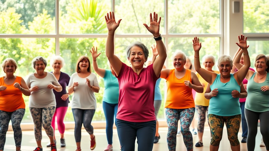 zumba promotes senior fitness