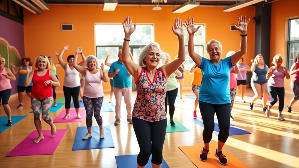 zumba promotes senior fitness