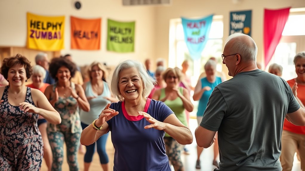 zumba promotes senior wellness