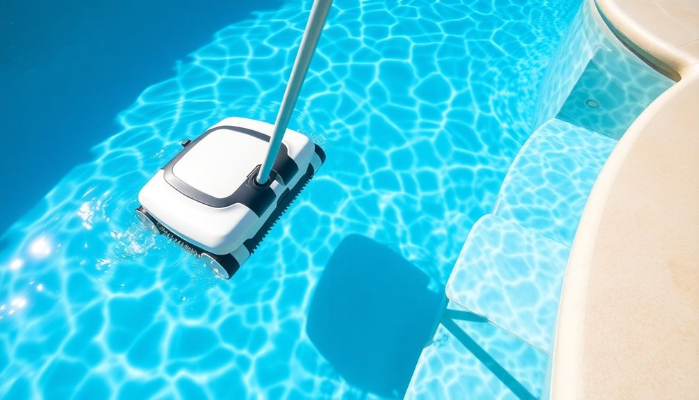adjust cleaner for pool layout