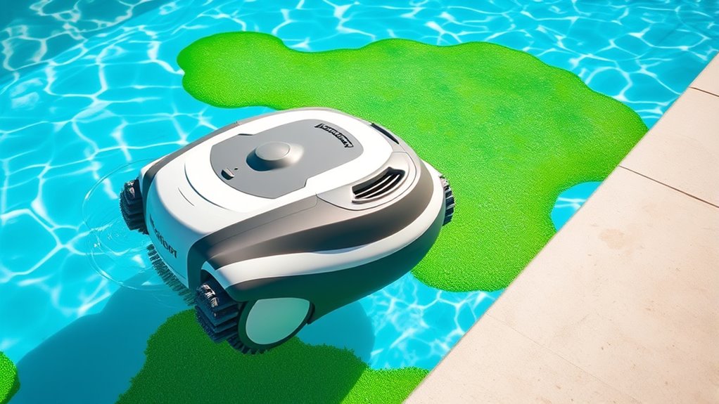 algae removal efficiency