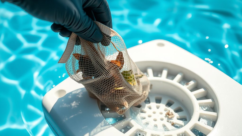 changing pool cleaner bags