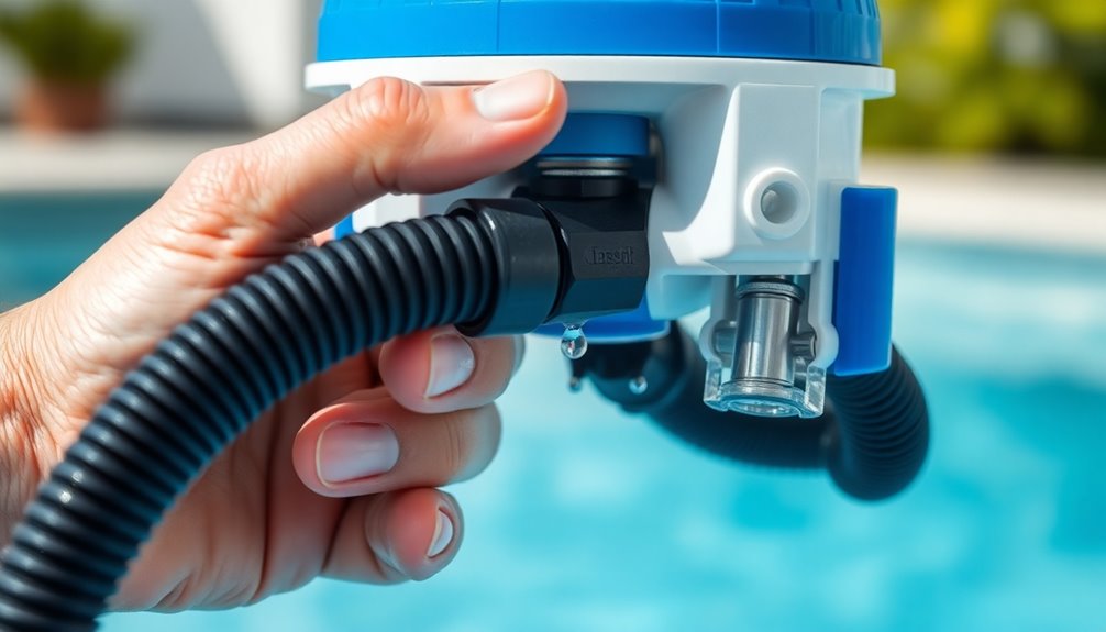 check hoses for leaks