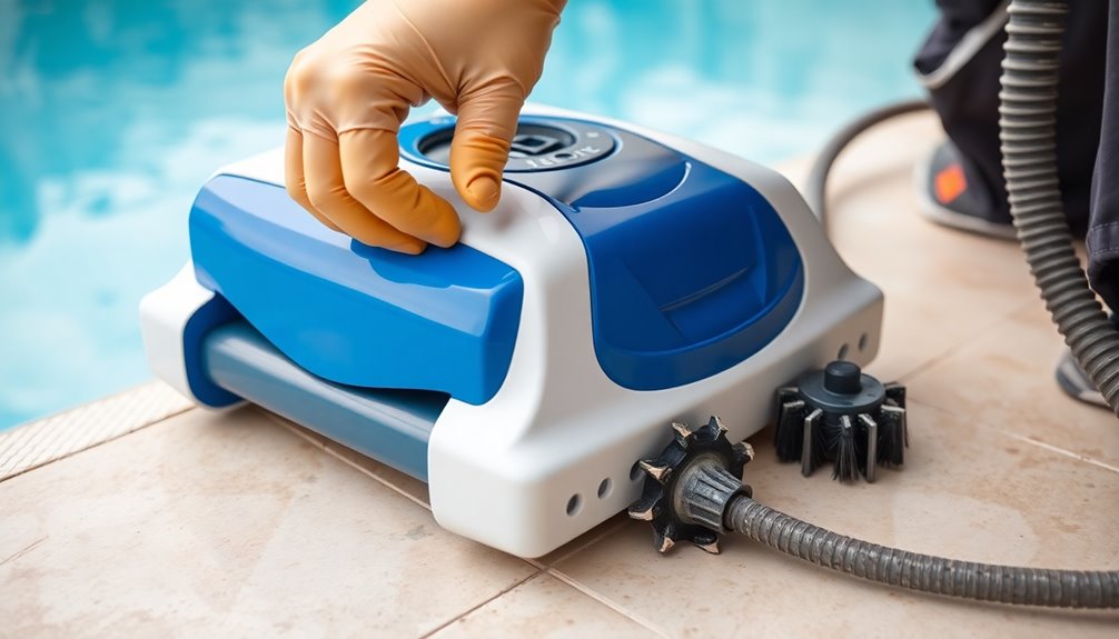 detect signs of cleaner wear