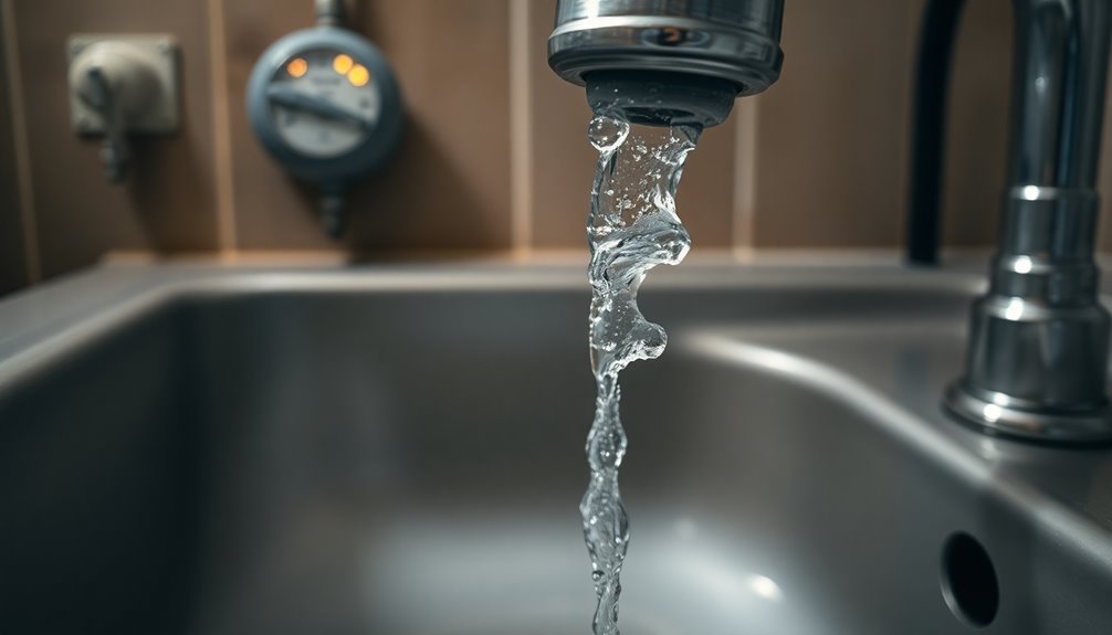 detecting and fixing water pressure