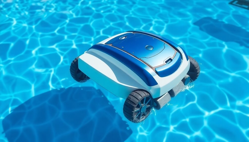 enhanced pool cleaning navigation
