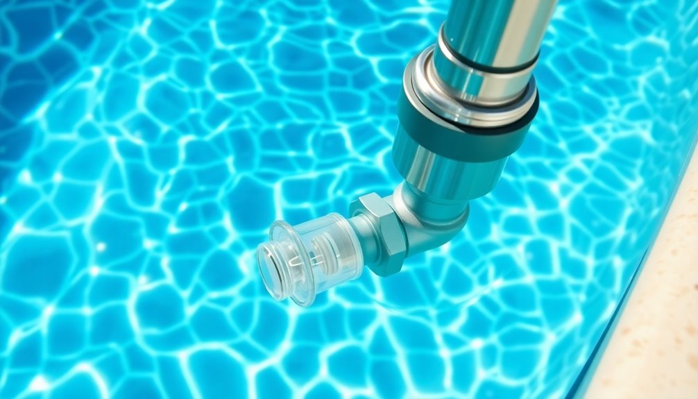 inspect valves for debris