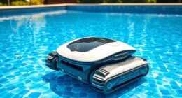 maintain robotic pool cleaner