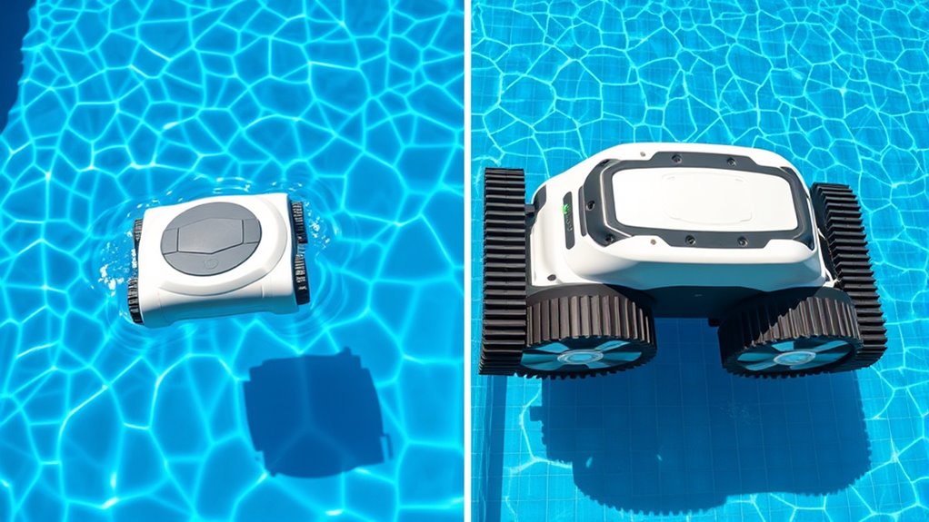 pool cleaner types comparison
